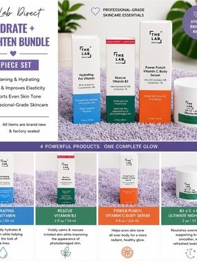 ✨ The Lab Direct Hydrate + Brighten Bundle ✨